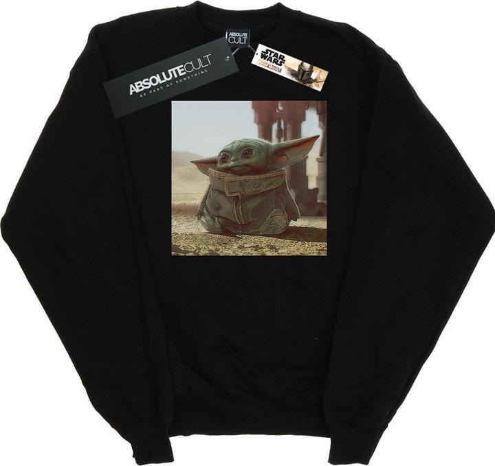 Immagine prodotto Star Wars The Mandalorian The Child Scene Felpa Uomo (5XL)