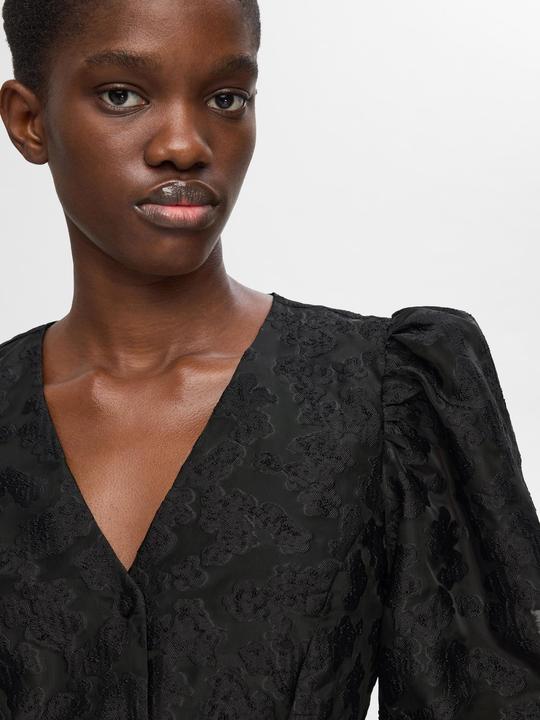 Produktbild Selected Femme Geblümtes Kleid mit Puffärmeln (34)