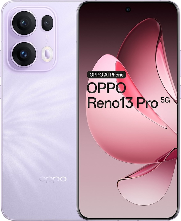 Productafbeelding OPPO RENO 13 PRO 5G DS 12+512 VOD PURPLE (512 GB, Paars, 6.67", Dubbele SIM, 50 Mpx, 5G)