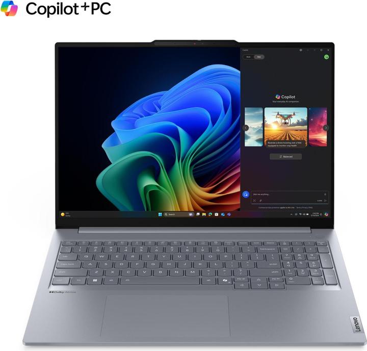 Produktbild Lenovo ThinkBook 16 Gen 7 (16", Snapdragon X Plus X1P-42-100, 16 GB, 512 GB, CH)