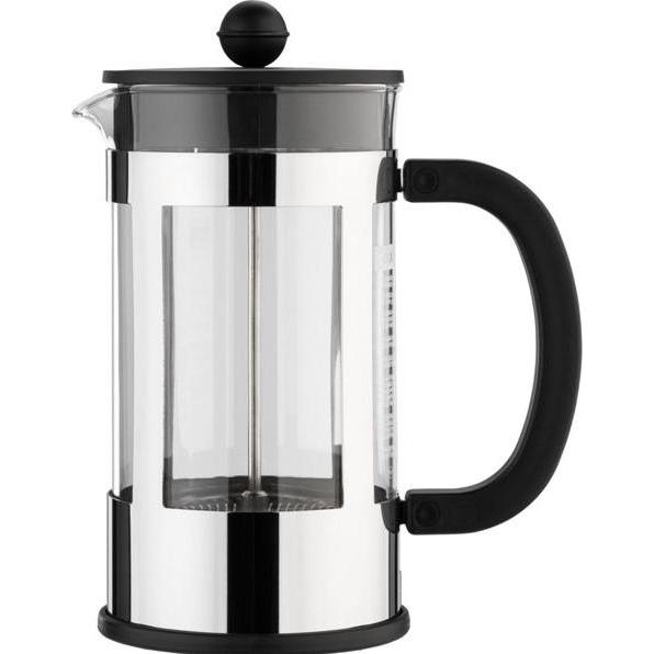 Bodum Kaffeebereeiter /INX PRESS KENYA 1 Liter, Kaffeebereiter, Silber, Schwarz