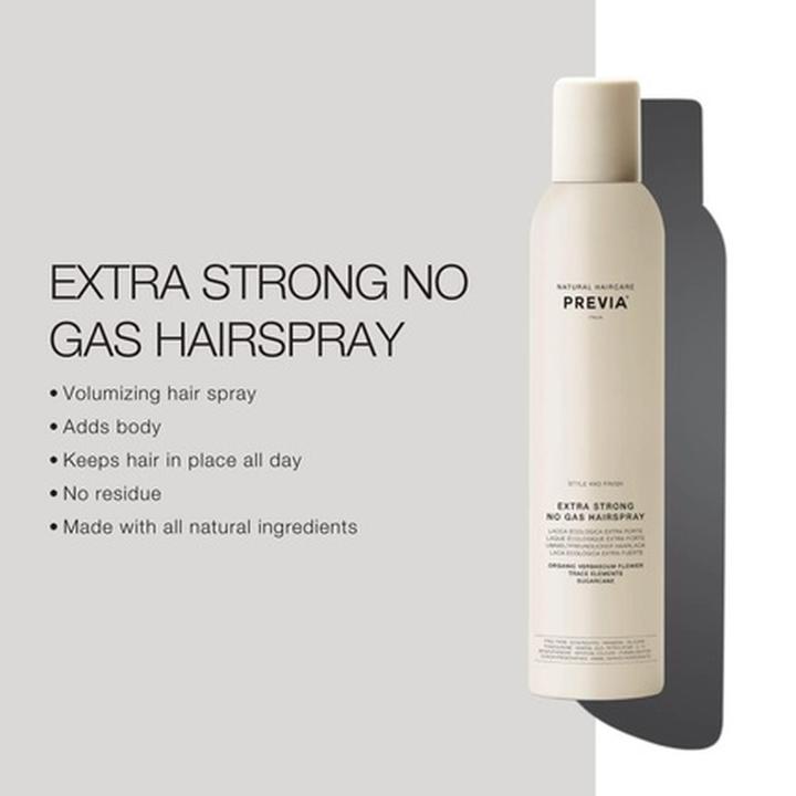 Actual product image Previa PREVIAOrganicHydrolyzedVerbascumThapsusFlowerHairspray (350 ml)