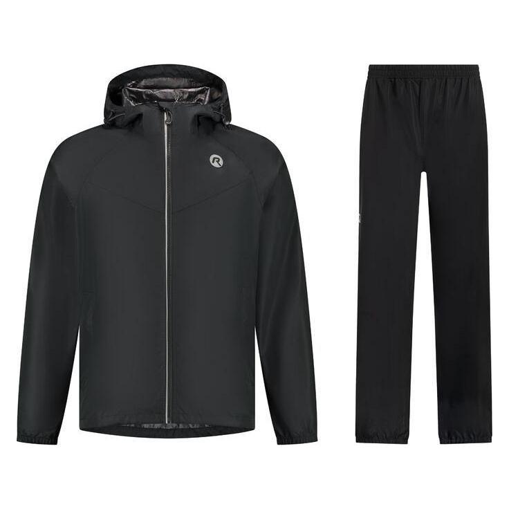 Rogelli, Unisex, Velohosen, Pendler Regenanzug (M), Schwarz