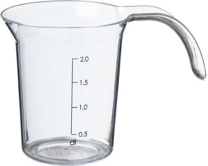 Produktbild Plast team Messbecher "Palermo", 0,2 Liter, transparent (200 ml)