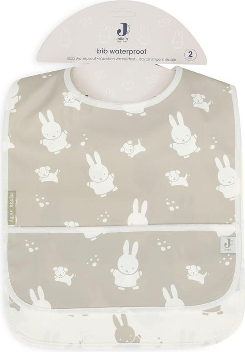 Image du produit Jollein Bavoir étanche 2 pièces Miffy&Snuffy (36 mois)