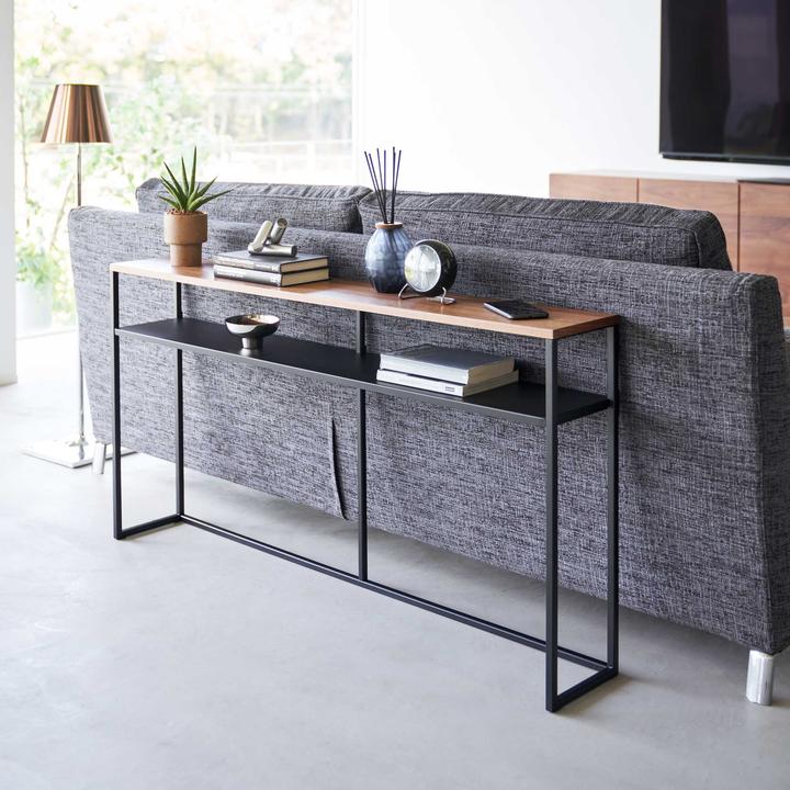 Produktbild Yamazaki Konsolentisch mit Regal TOWER (126 x 20.5 x 65 cm)