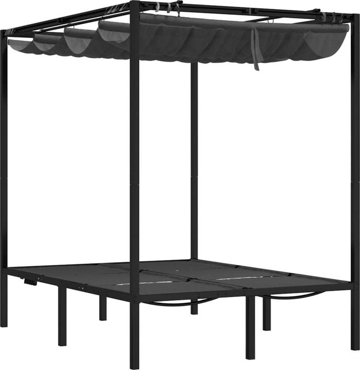 Immagine prodotto vidaXL Sonnenliege mit Vorhängen (207 cm)