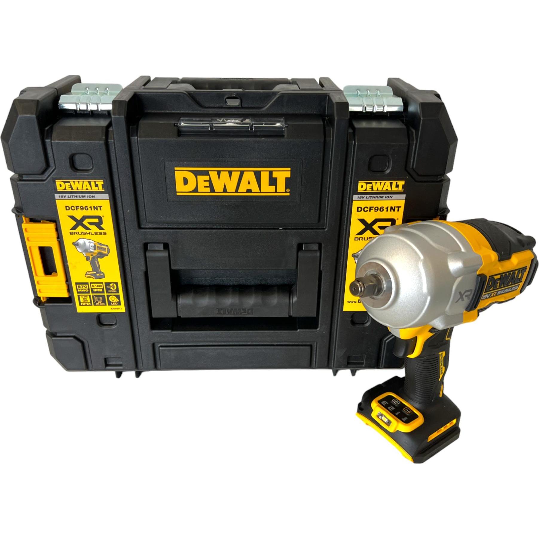 Thumbnail - DeWalt, Bohrmaschine + Akkuschrauber, Akku-Schlagschrauber DCF961NT-XJ (Akkubetrieb)