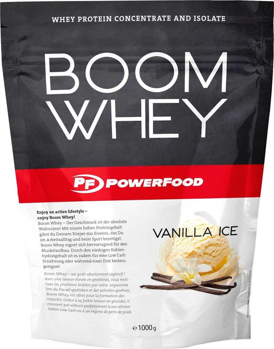 Image du produit Powerfood Boom Whey (Vanille, 1 pcs, 1000 g)