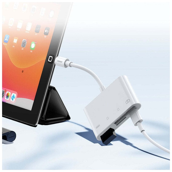 Produktbild Joyroom Lightning to USB OTG Card Reader (Lightning, USB-A, USB Typ C, SD Karte)