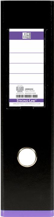 Produktbild Elba Ordner myColour, Rückenbreite: 80 mm, schwarz-violett DIN A4, Einband aussen (A4, 80 mm, 1 Stück)