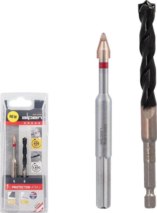 Actual product image Alpen concrete drills (6 mm)