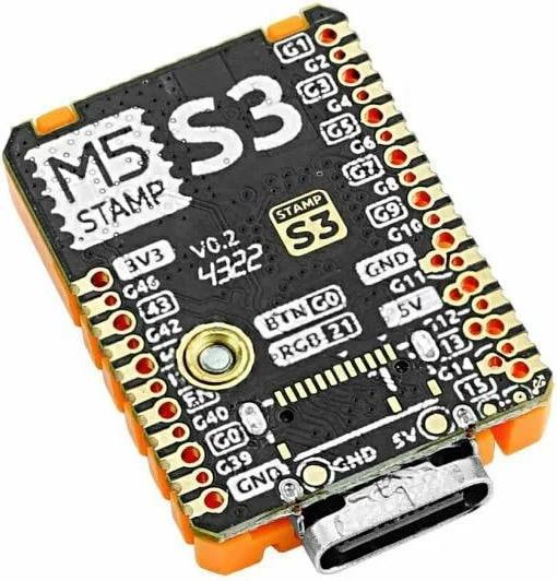 Immagine prodotto M5Stack Scheda sviluppatore M5StampS3 con pin di intestazione 1.27