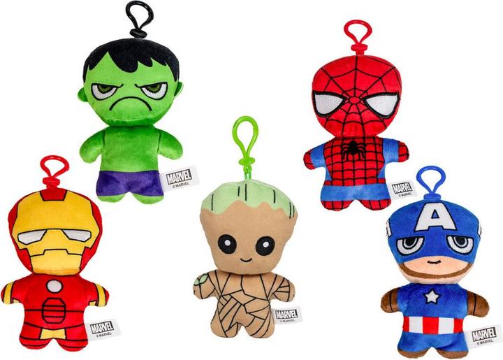 Actual product image Play by Play Marvel plush keychain 13cm