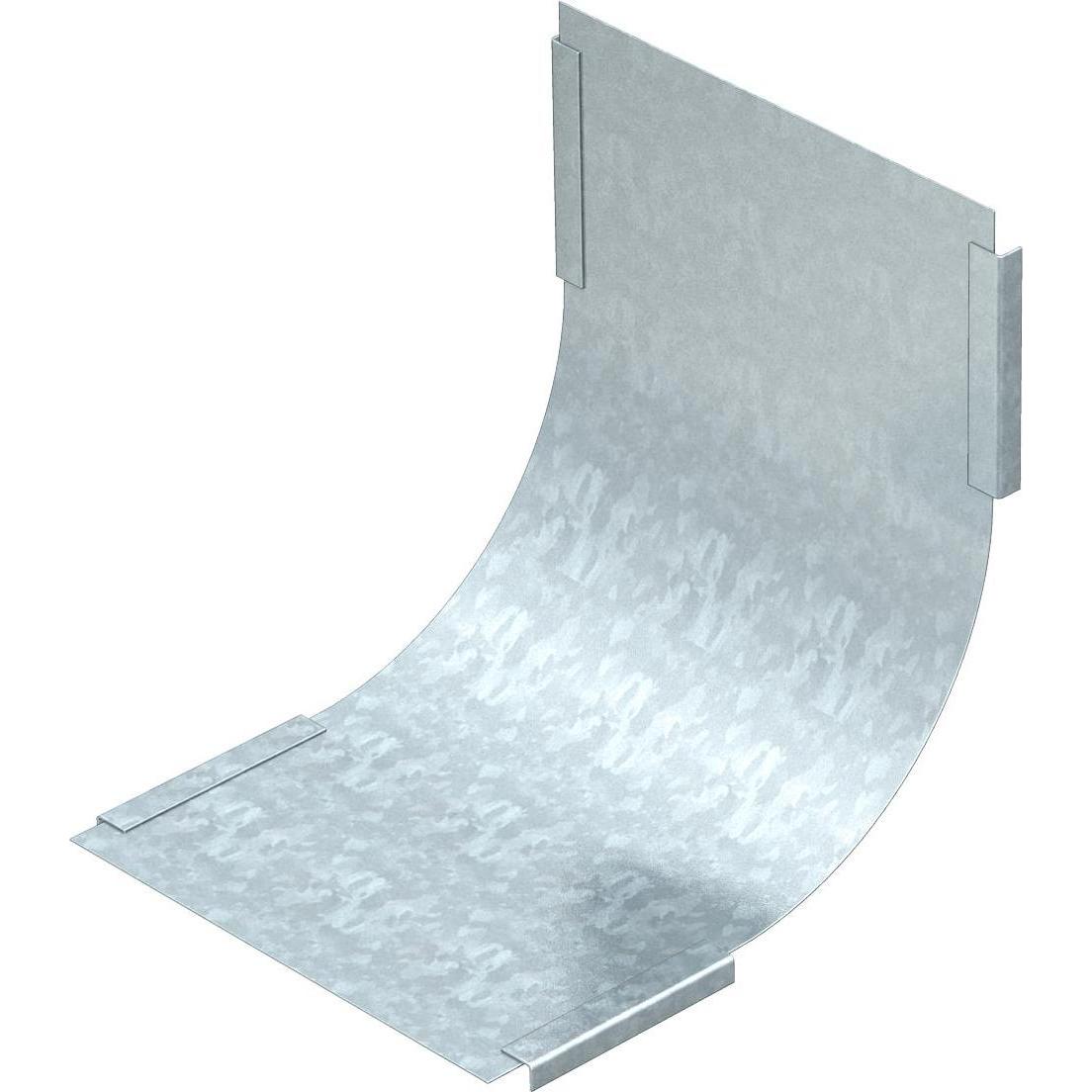 OBO Bettermann, Leitungsführung, OBO DBV 100 S Deckel fÃ¼r Vertikalbogen 90Â° steigend (10 cm)