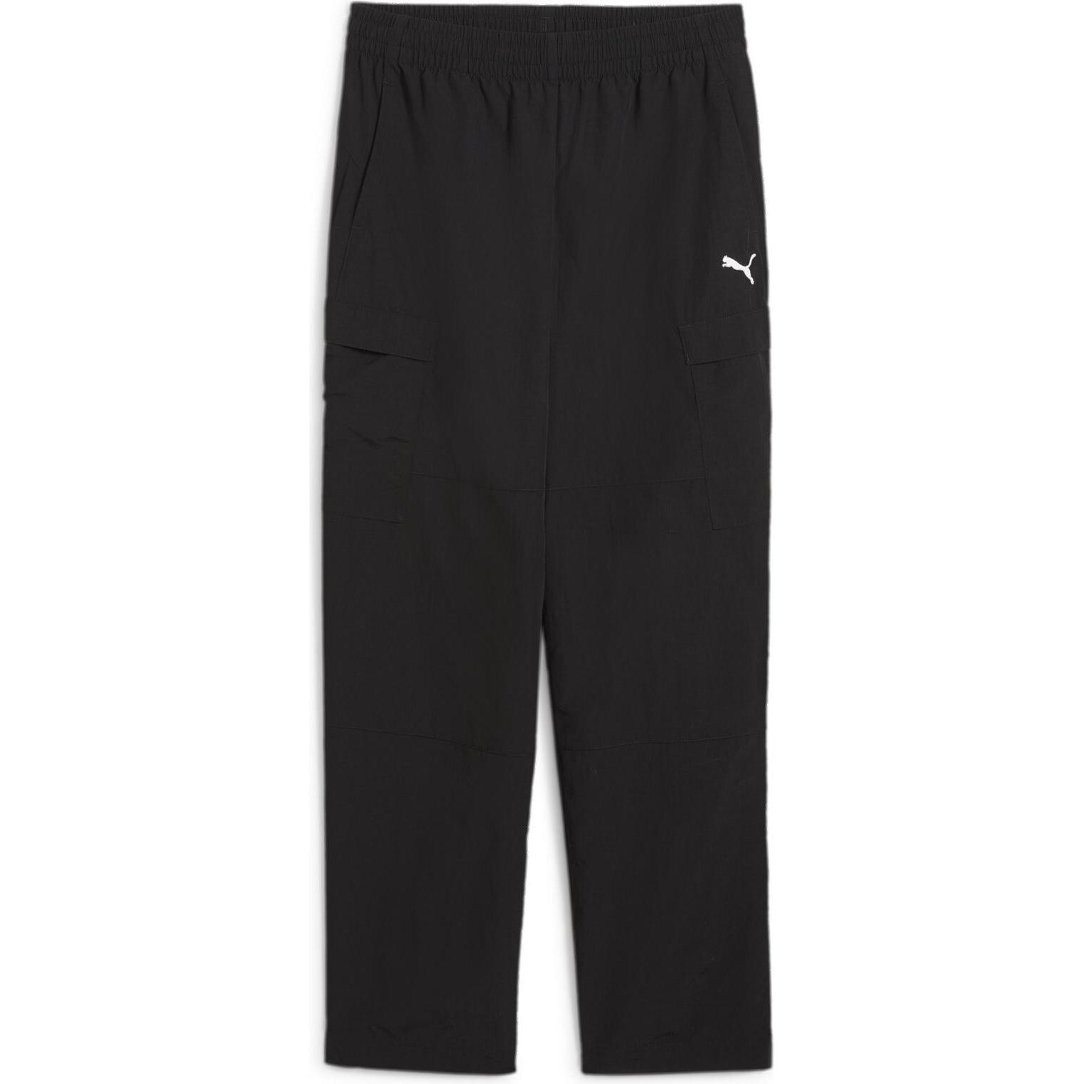 Puma, Jungen, Sporthose, WARDROBE ESS Relaxed Cargo Pants WV B (152), Schwarz, 152