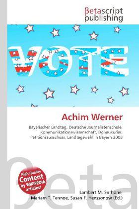 Produktbild Achim Werner (Deutsch, 2010)
