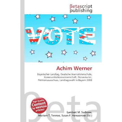 Achim Werner, Fachbücher