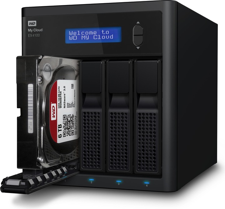 Actual product image WD My Cloud EX4100 (4 x 4 TB, WD Red)
