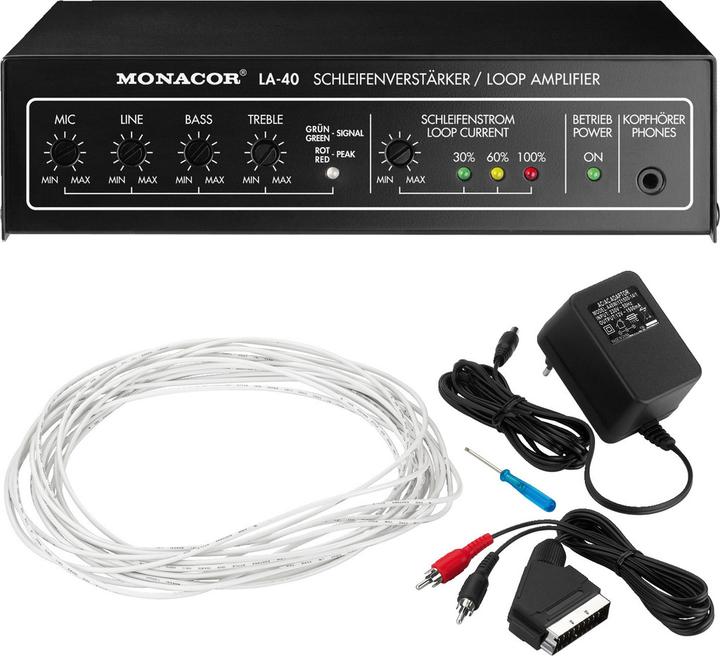Image du produit Monacor Amplificateur de boucle Public Adress LA-40 (Amplificateur)