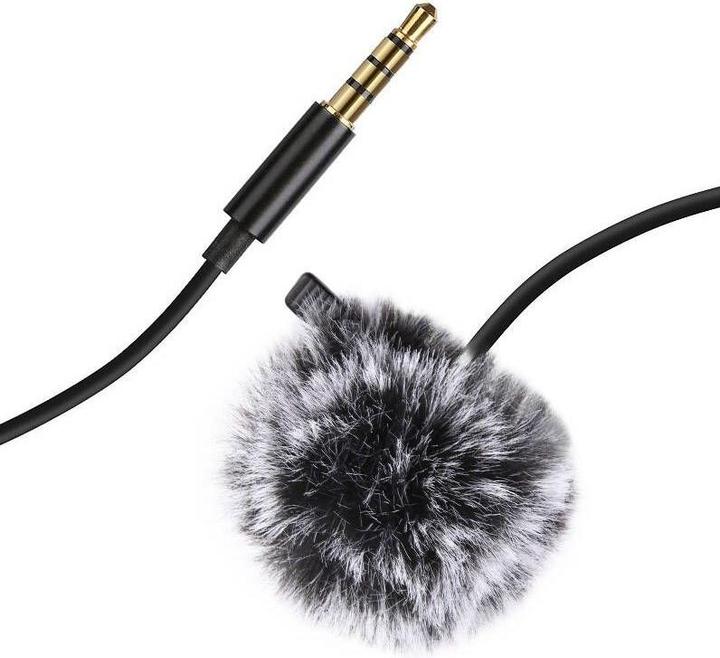 Produktbild Puluz Jack Lavalier Wired Condenser Recording Microphone 1.5m jack 3.5mm PU424