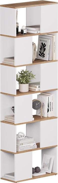 Actual product image Vicco Raumteiler Eneos, Weiss/Goldkraft Eiche, 60 x 186 cm