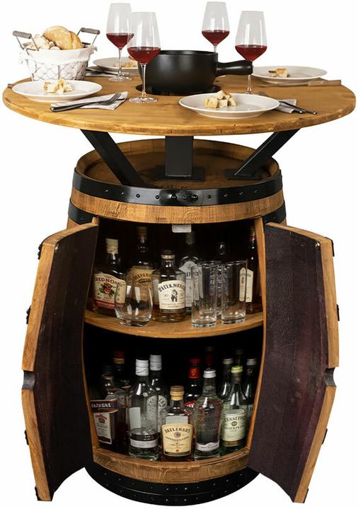 Produktbild Bodega Stehtisch Barfass und Fonduerechaud "Alpage" (Käsefondue)