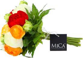 Immagine prodotto Mica Decorations Bouquet artificiale di ranuncoli arancioni (19 cm)