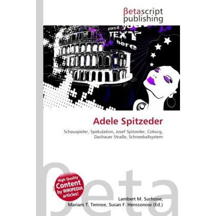 Adele Spitzeder, Fachbücher