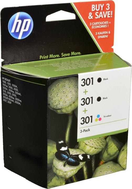 Produktbild HP Combopack 301 (BK, Color)
