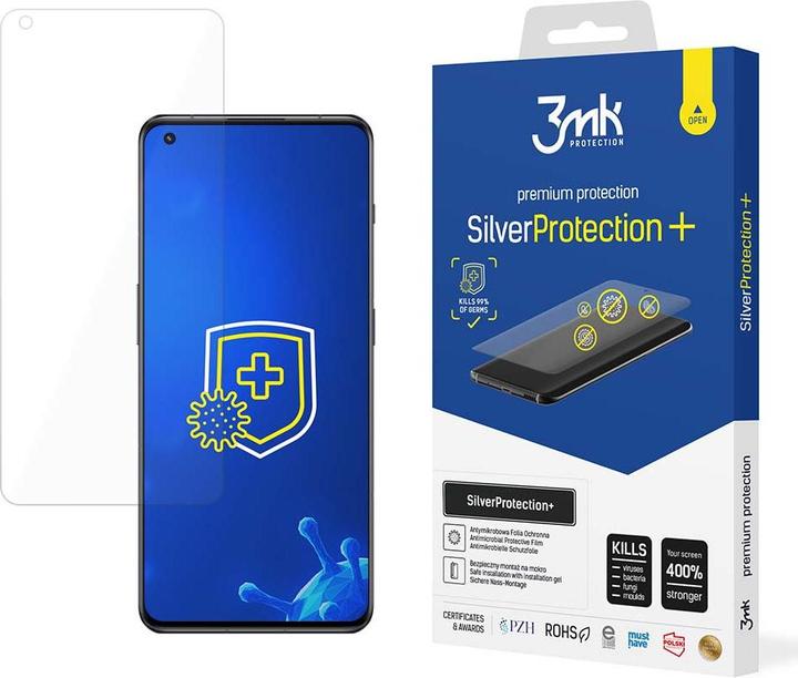 Immagine prodotto 3MK Silver Protect+ OnePlus 11 5G Folia Antymikrobowa montowana na mokro (1 pz., OnePlus 11)