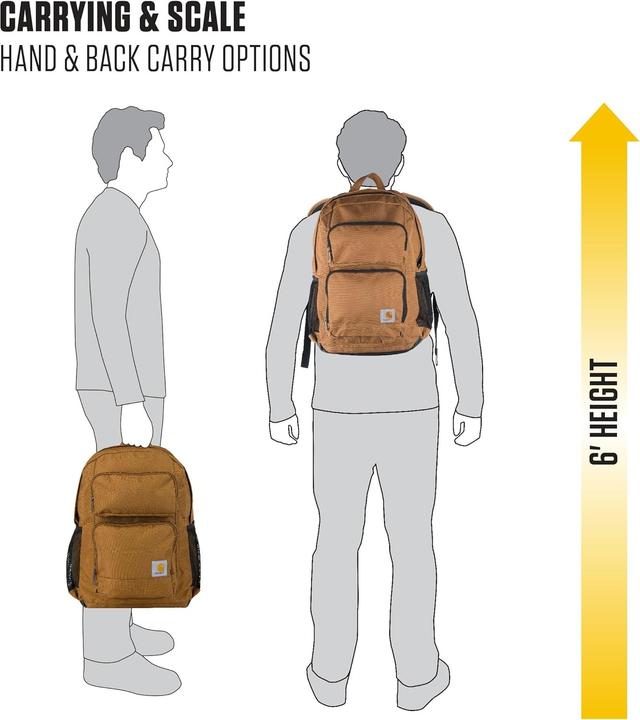 Actual product image Carhartt Einfach-Rucksack 27 L Braun (27 l)