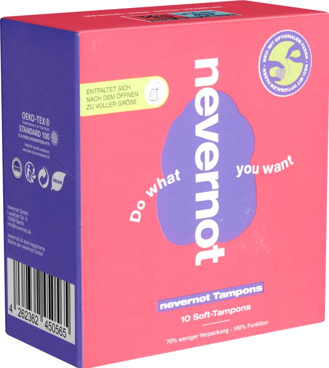 Produktbild NeverNot Softtampon (10 x, Normal)
