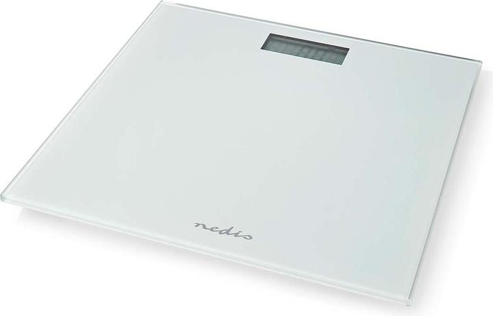 Actual product image Nedis Personal scale | Digital | White | Tempered glass | Max. weighing capacity: 150 kg (150 kg)