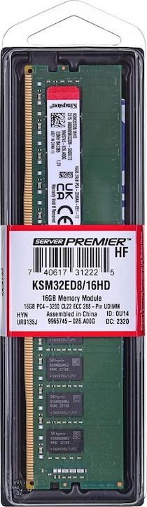 Produktbild Kingston Server-Memory KSM32ED8/16HD (1 x 16GB, 3200 MHz, DDR4-RAM, U-DIMM)