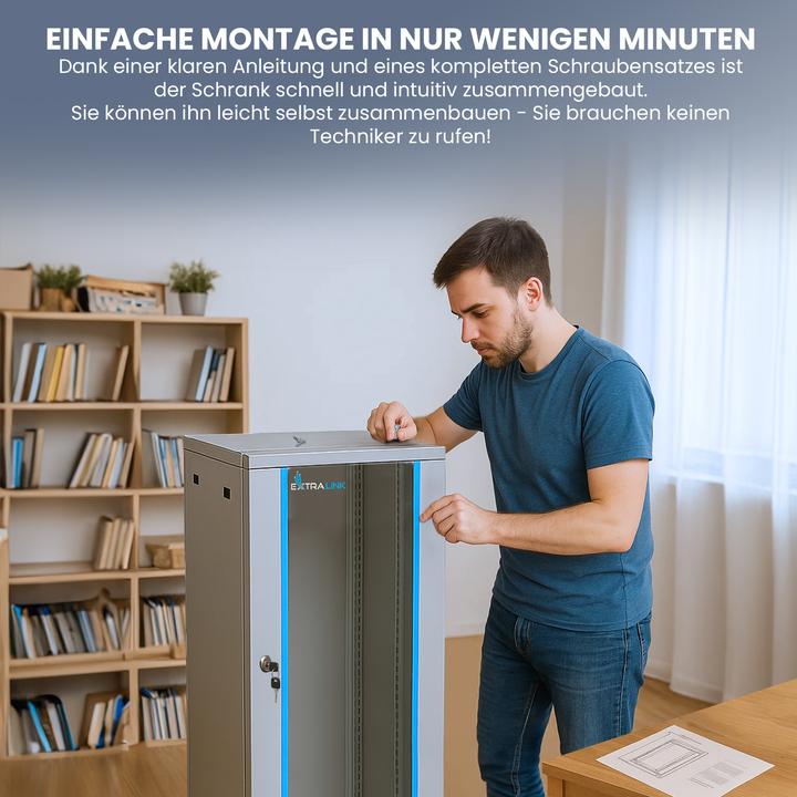 Produktbild Extralink 18U 600mm (18 HE, 19 Zoll Rack)
