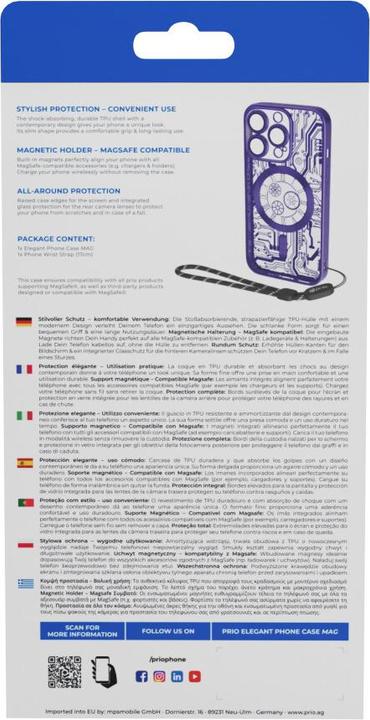 Produktbild prio elegante Handyhülle MAG für iPhone 11 Pro Max lila (Apple iPhone 11 Pro Max)