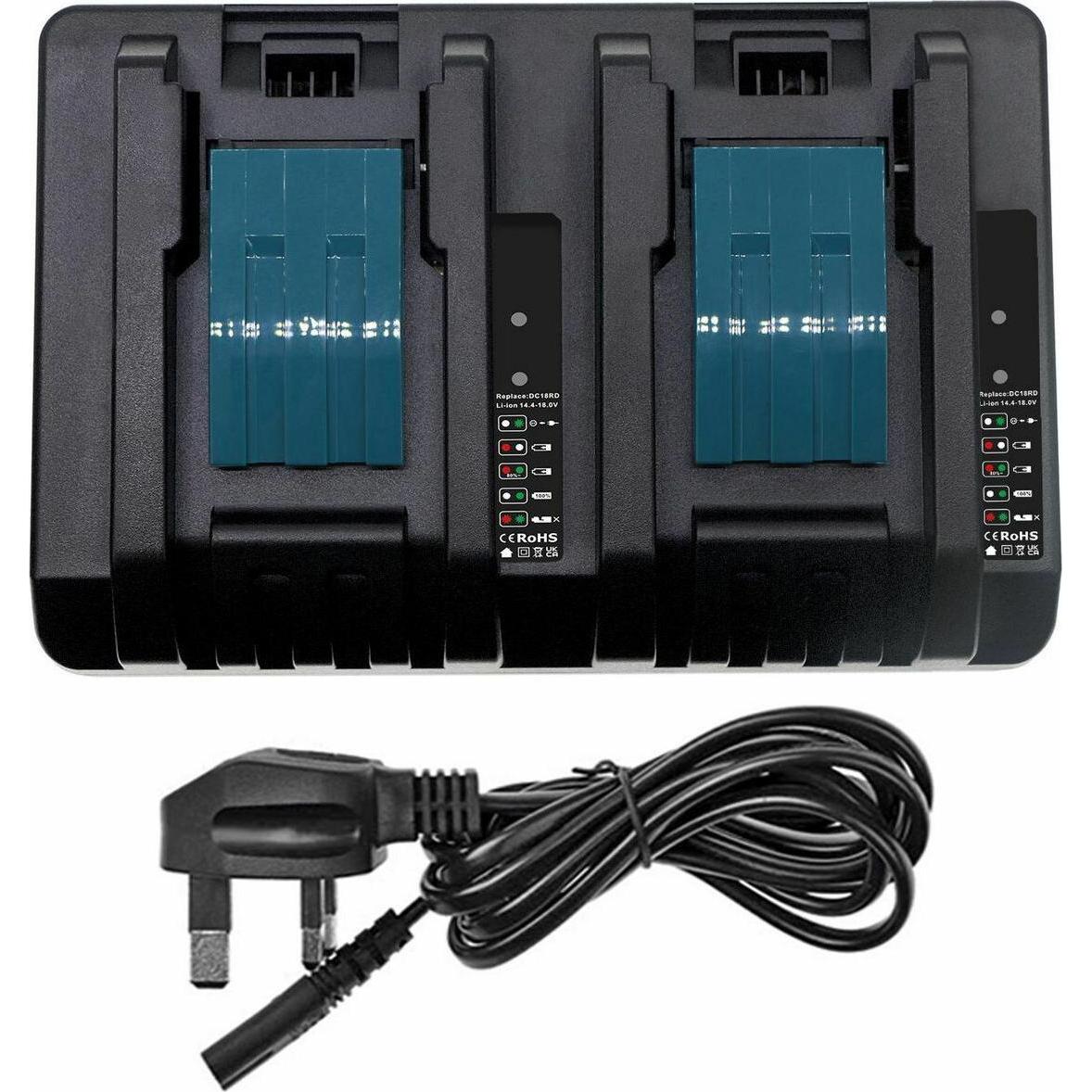 CoreParts, Werkzeugakku + Ladegerät, Charger for Makita Power