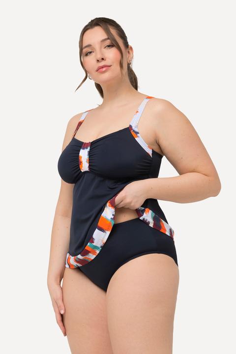 Immagine prodotto Ulla Popken Tankini con fantasia, coppe morbide e spalline regolabili (42 A)