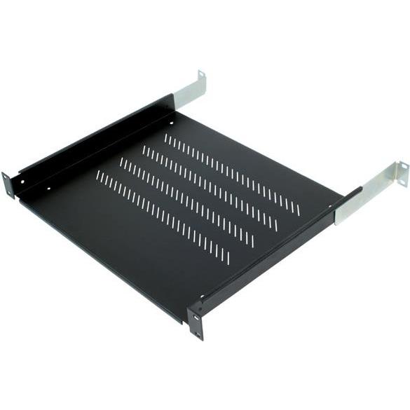 Triton 48,30cm (19") Fachboden, 1 HE, Tiefe: 250 mm, schwarz RAL9005 zum Einbau in die 48,30cm (19") Ebenen, Serverschra...