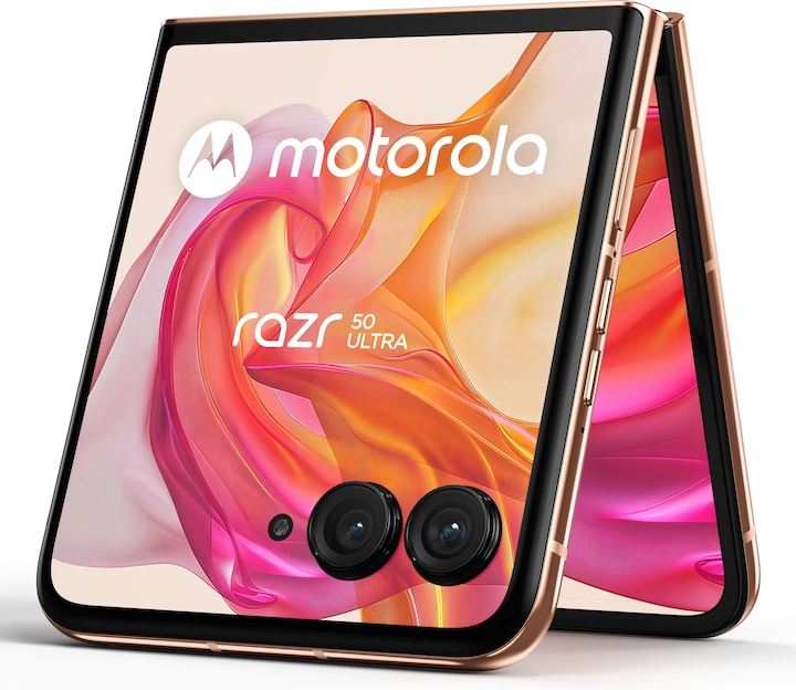 Immagine prodotto Motorola Razr 50 Ultra (512 GB, Peach Fuzz, 6.90", SIM + eSIM, 50 Mpx)