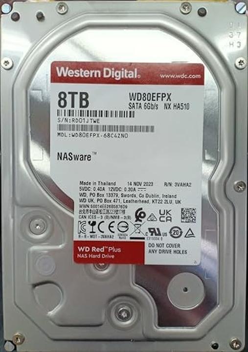 Image du produit WD Red Plus WD80EFPX (8 To, 3.5")