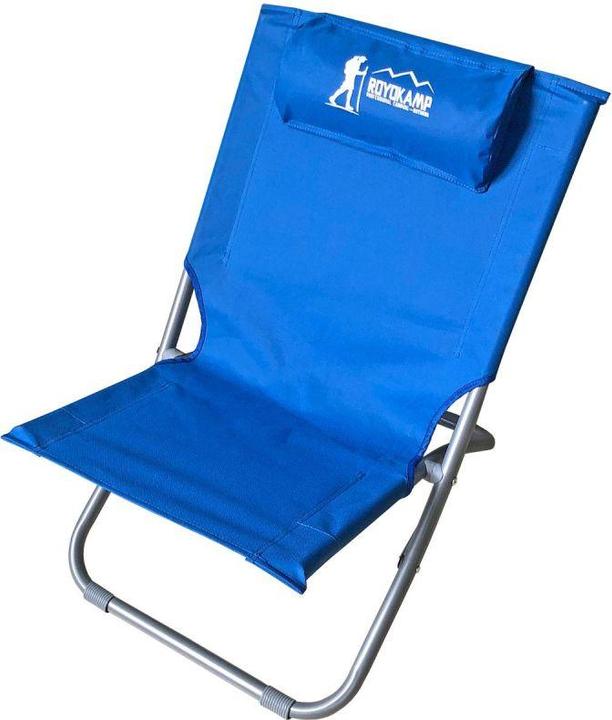 Image du produit Royokamp Chaise de plage pliante, bleu