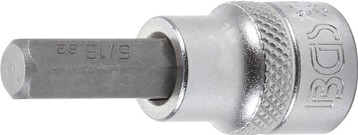 Actual product image BGS Bit Socket 10 mm (3/8") Drive internal Hexagon 5/16" (10 mm (3/8"), 12.5 mm (1/2"))
