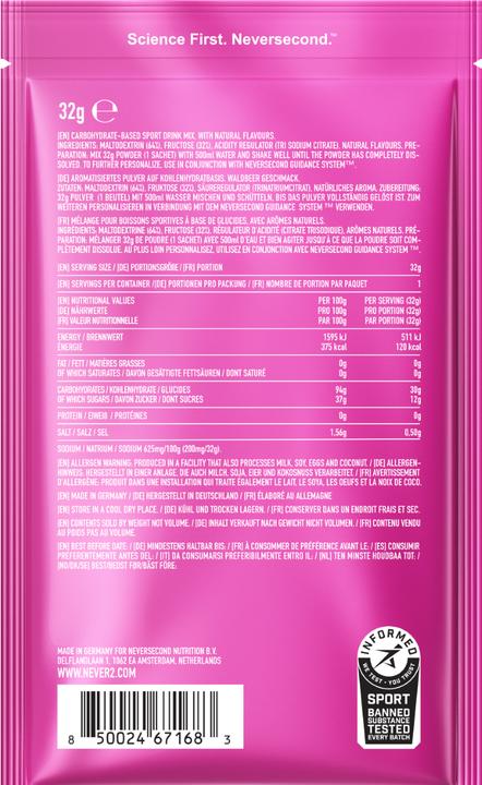 Actual product image Neversecond Sport Drink C30
