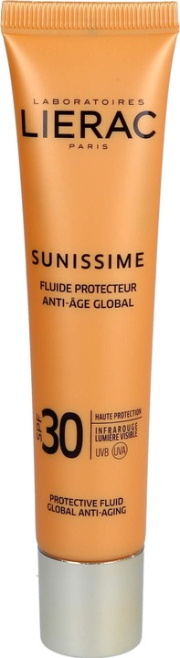 Actual product image Lierac Fluide Sun Protection Factor 30 (Sun cream face, SPF 30, 40 ml, 65 g)