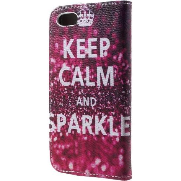 MU Style Leder Bookcover Image II Series (Huawei Y5 (2018)), Smartphone Hülle, Mehrfarbig