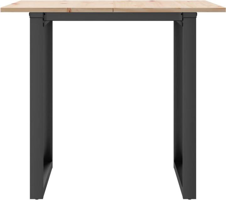 Produktbild vidaXL Esstisch O-Gestell 90 x 90 x 75cm und Gusseisen (90 x 90 x 75 cm)