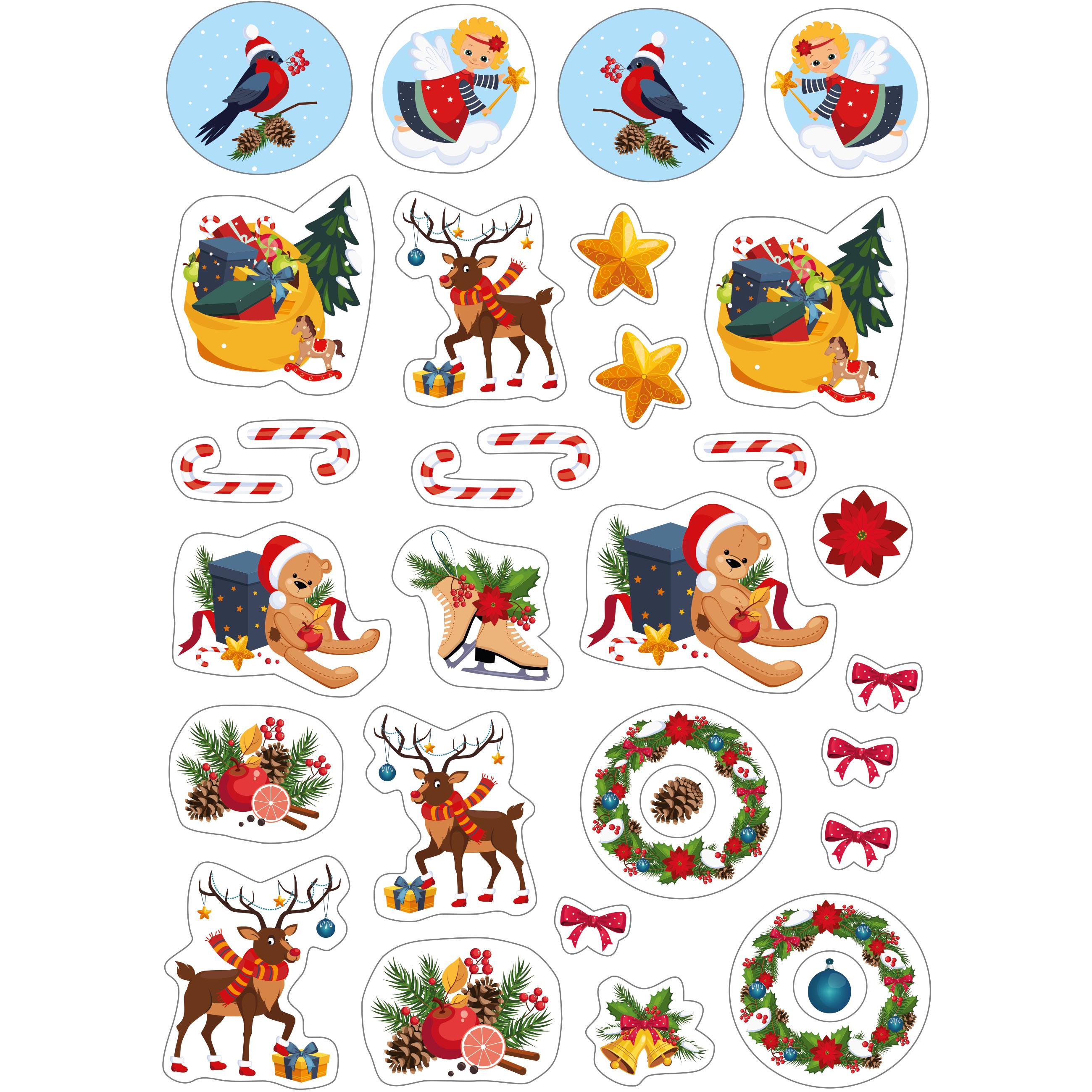 Ravensburger Mein liebstes Weihnachtsmalheft mit Stickern ab 4