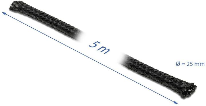 Produktbild Delock Geflechtskabelschlauch (Kabelschlauch, 500 cm)